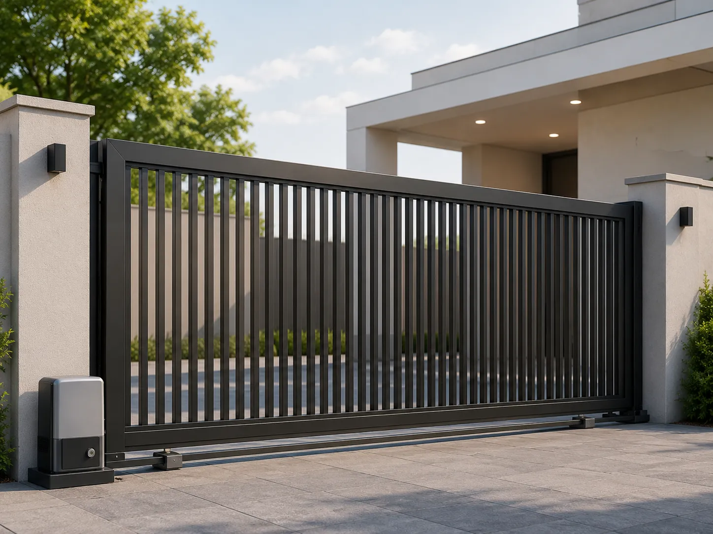 Automatic sliding gate motor